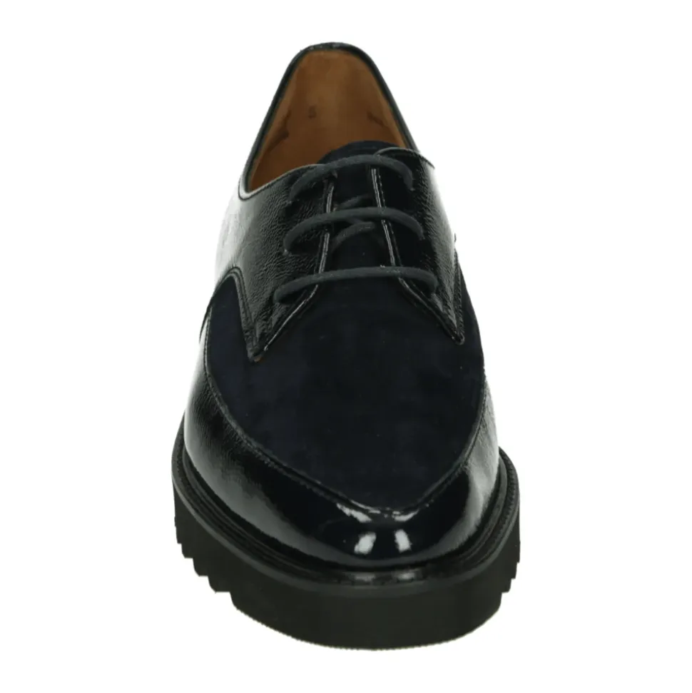 Blaue Leder Pumps