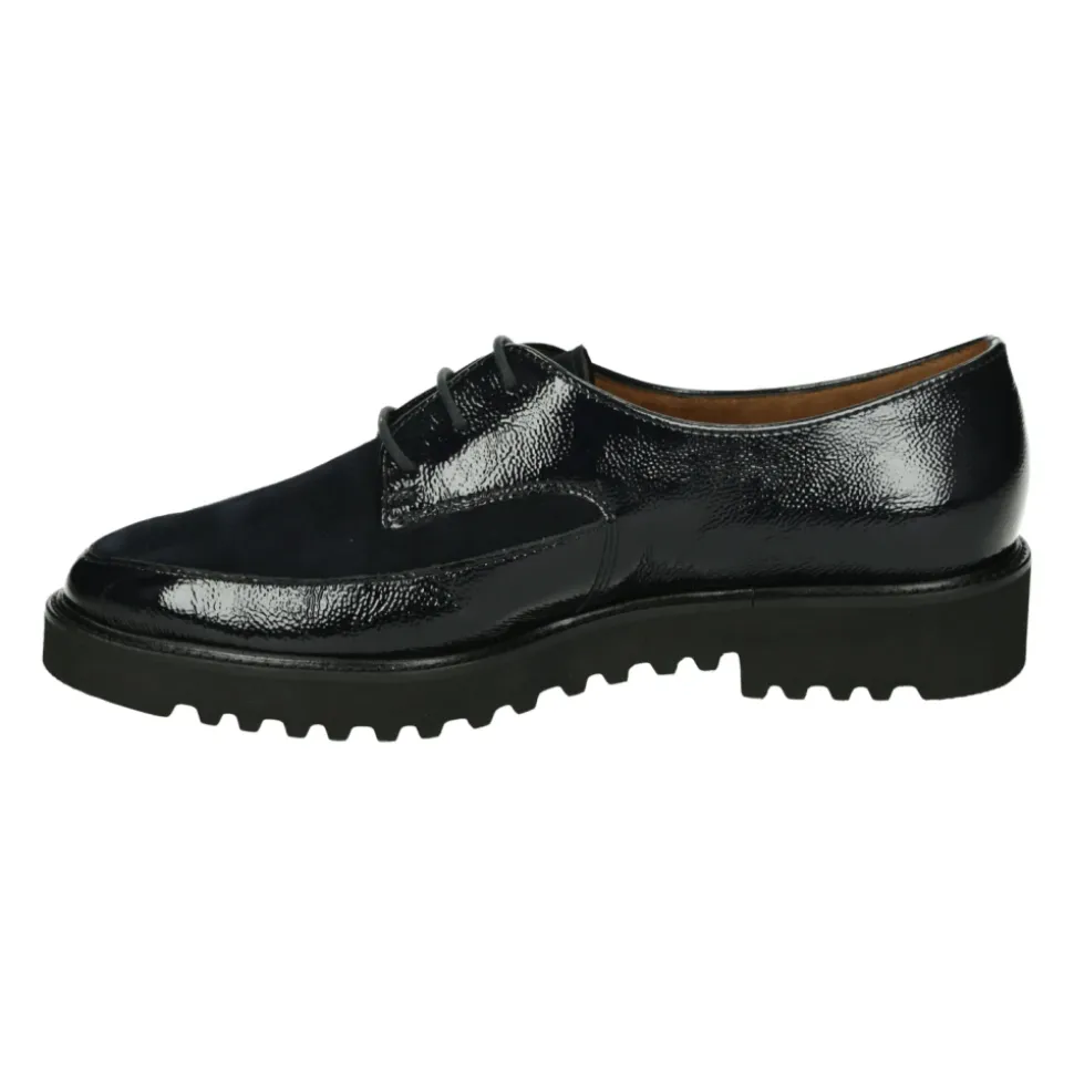 Blaue Leder Pumps