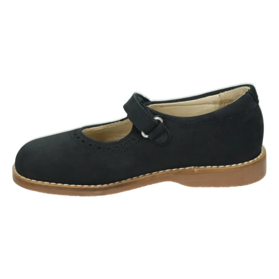 Blaue Mädchen Flachschuhe