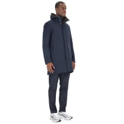 Blaue Parka mit Teddyfutter