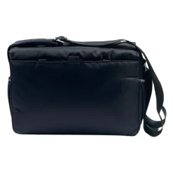 Blaue Rechteckige Wickeltasche mit Zubehör