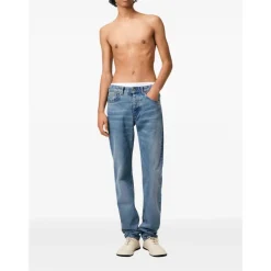 Blaue Slim Fit Jeans für Männer