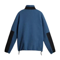 Blaue Step Reißverschluss Fleecejacke