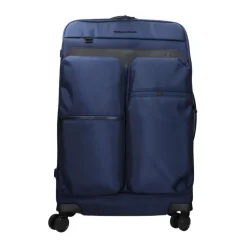 Blaue Stofftasche mit Verstellbarem Griff