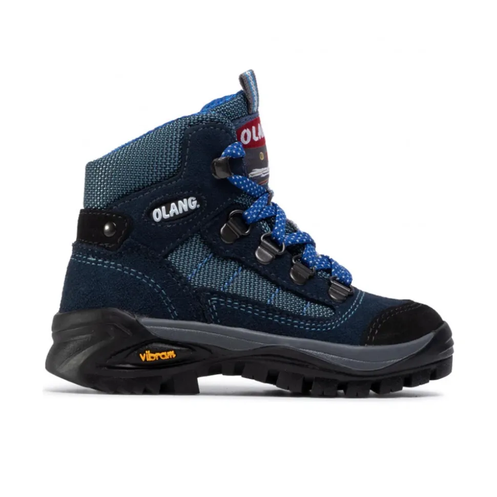 Blaue Trekking Schuhe