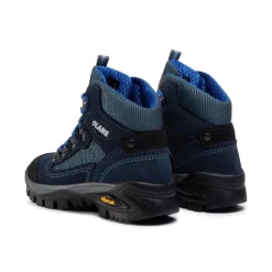Blaue Trekking Schuhe