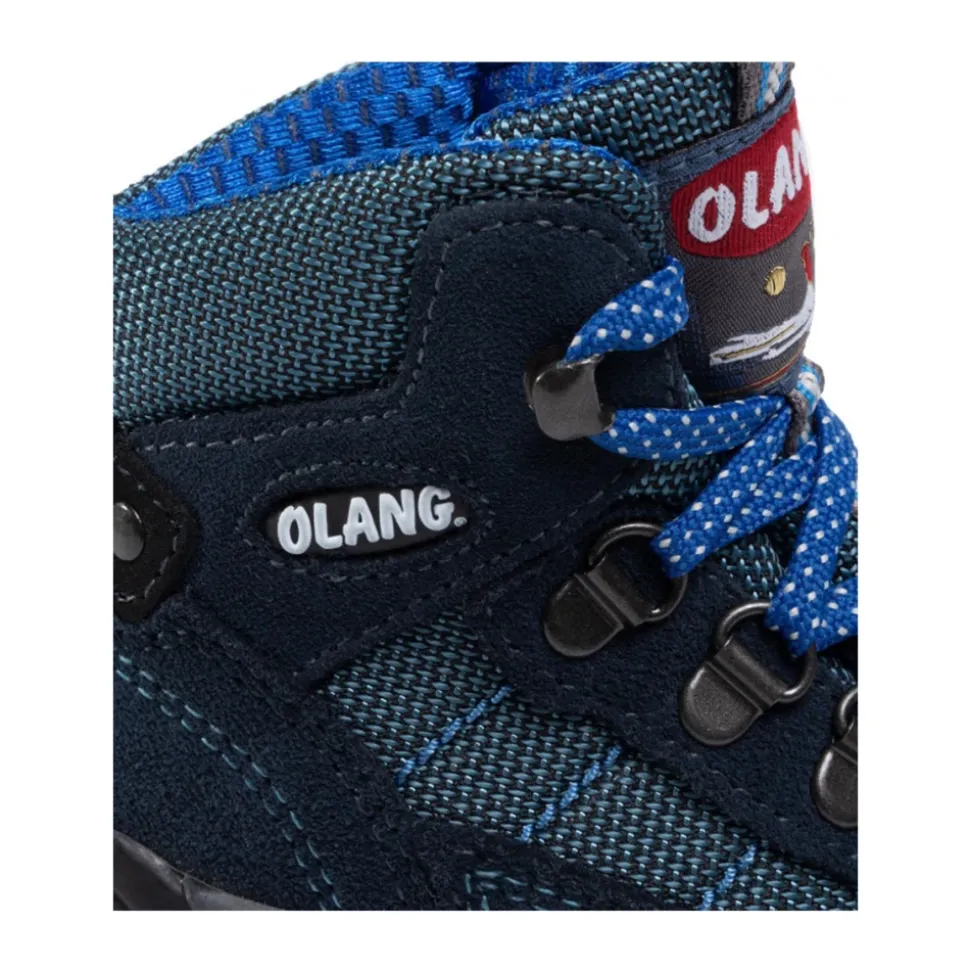 Blaue Trekking Schuhe