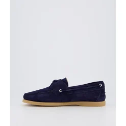 Blaue Wildleder Bootsschuh für Herren