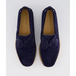 Blaue Wildleder Bootsschuh für Herren