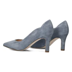 Blaue Wildleder Elegante Pumps Modell 72442