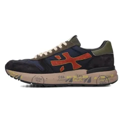 Blaue Wildleder Herren Sneakers Mick