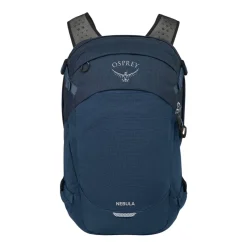 Blauer Atlas Rucksack mit Laptopfach