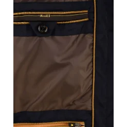 Blauer Bernini-KM Mantel für Männer