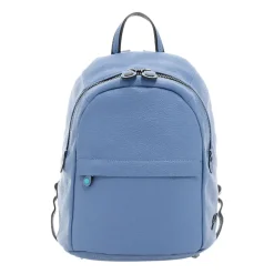 Blauer Damenrucksack Einfarbig Vordertasche