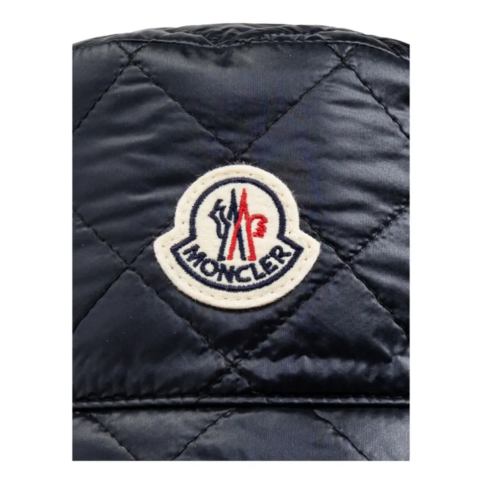 Blauer Diamantgesteppter Logopatch-Hut