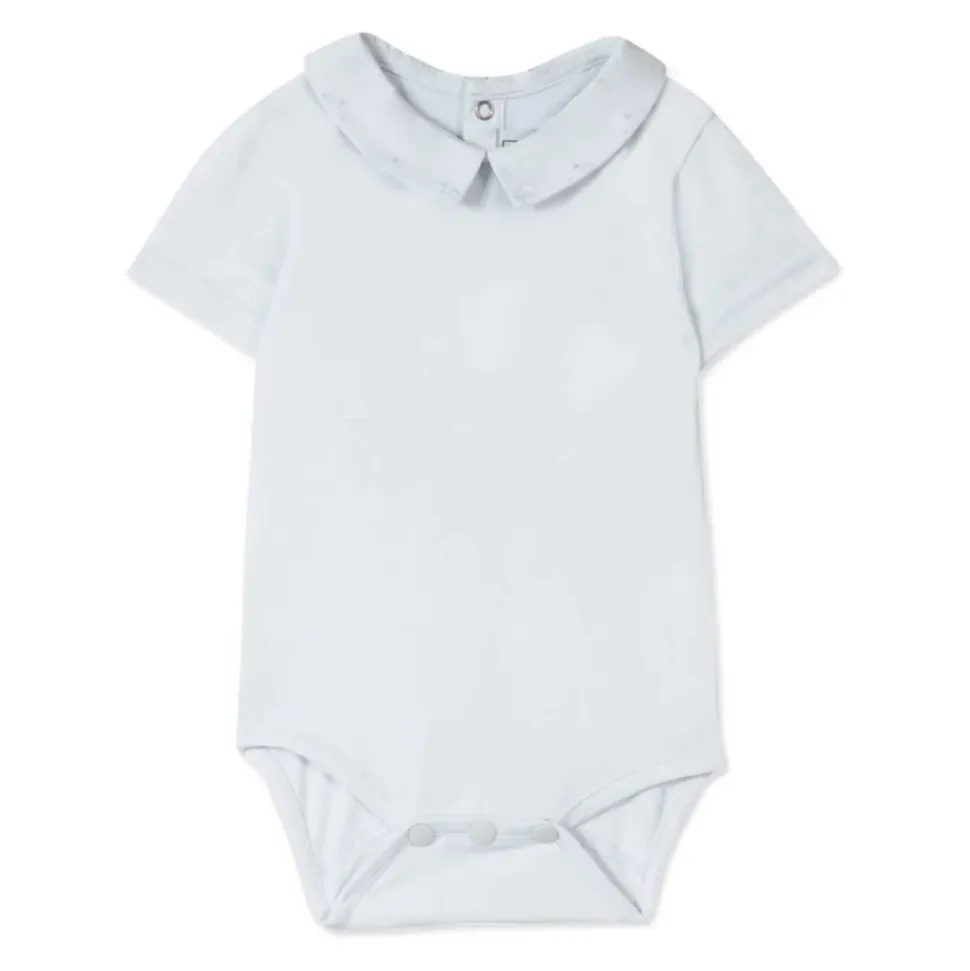 Blauer Peter Pan Kragen Top