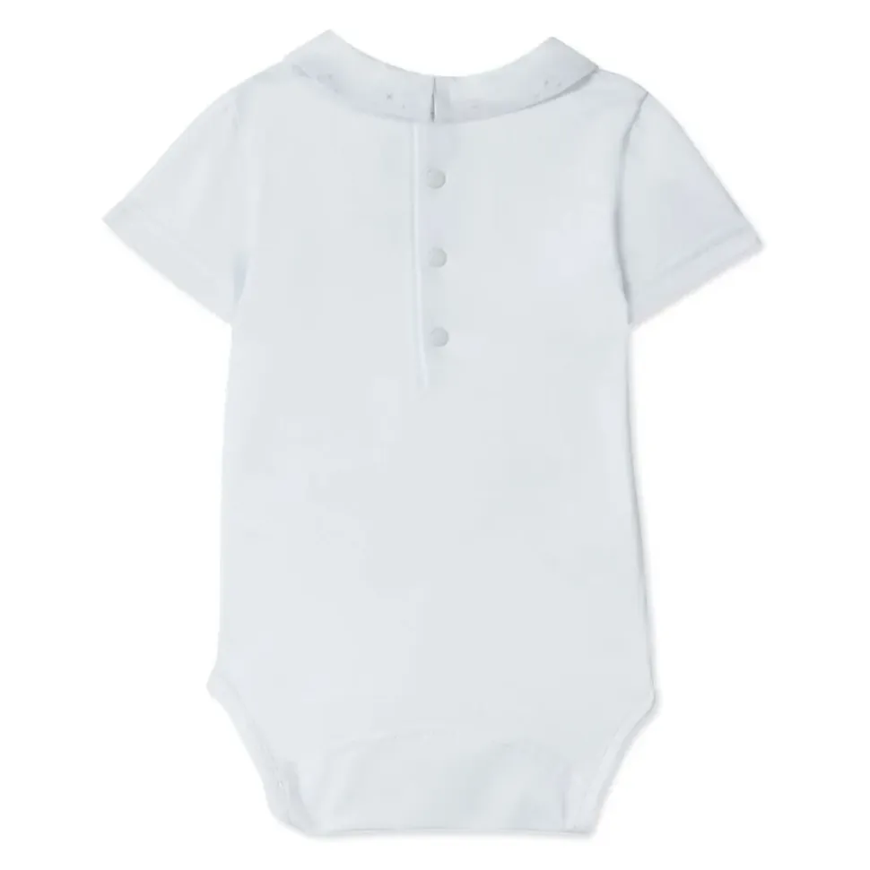 Blauer Peter Pan Kragen Top