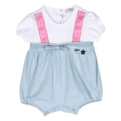 Blauer Romper