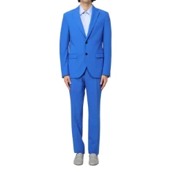 Blauer Slim Fit Zweiteiliger Anzug
