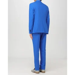 Blauer Slim Fit Zweiteiliger Anzug