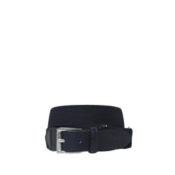 Blauer Stoff Ledergürtel Kinder Stil