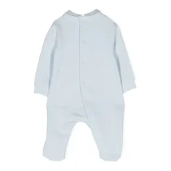 Blauer Teddybär-Strampler