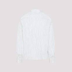 Blaues Baumwollhemd AW25