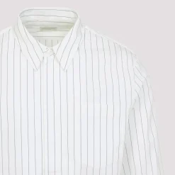Blaues Baumwollhemd AW25