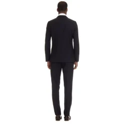Blaues Miura Slim Fit Maßgeschneidertes Kleid