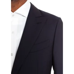 Blaues Miura Slim Fit Maßgeschneidertes Kleid