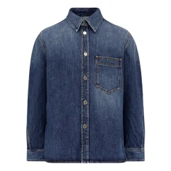 Blaues Overshirt für Männer