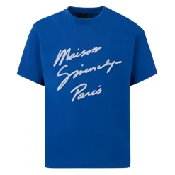 Blaues T-Shirt Kurzarm 4G Motiv