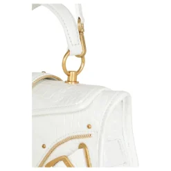 Blaze Clutch-Tasche aus geprägtem Krokodileffekt-Leder
