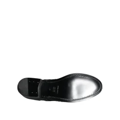 Blumen Brogue Wingtip Lederschuhe