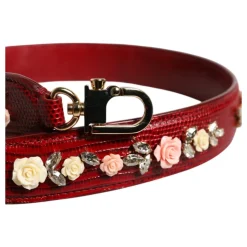 Blumige Schultertasche