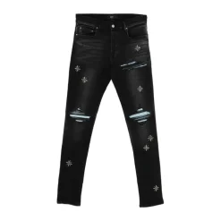 Bones Studded Baggy Jean