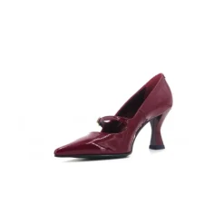 Bordeaux Lackleder Pumps