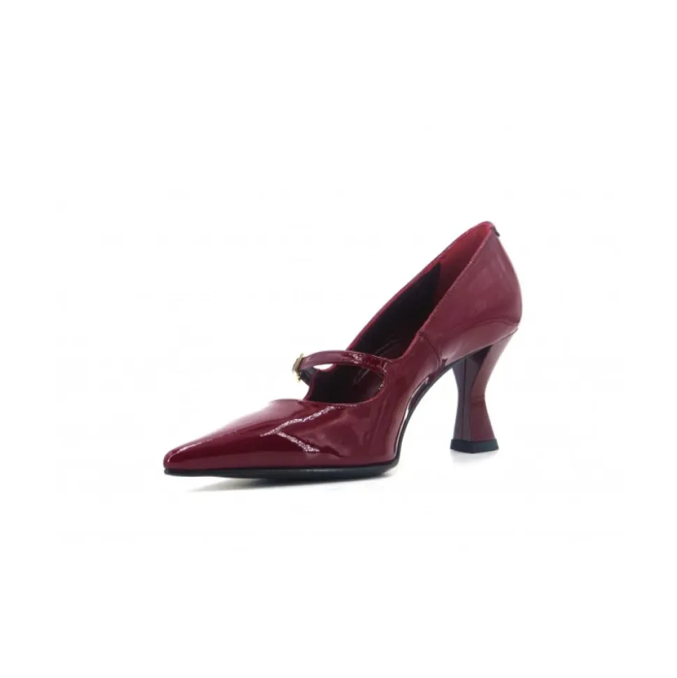 Bordeaux Lackleder Pumps