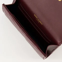 Bordeaux Leder Geldbörse Cassandre Modell
