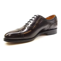 Bordeaux Leder Oxford Schuh