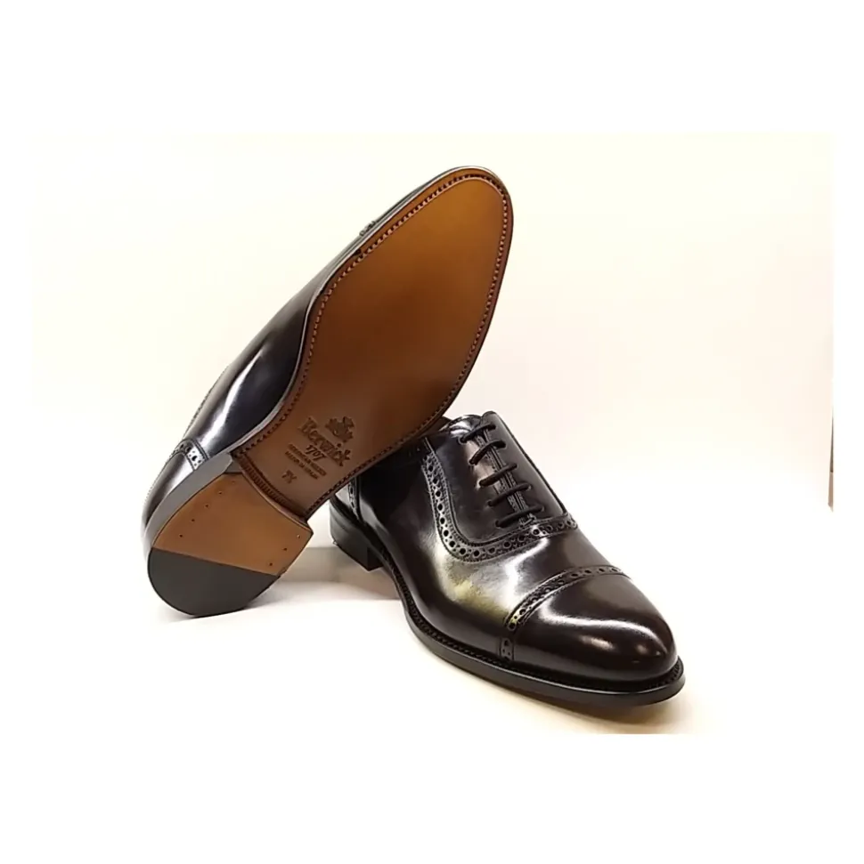 Bordeaux Leder Oxford Schuh