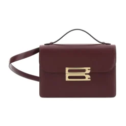 Bordeaux Leder Schultertasche AW25