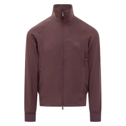 Bordeaux Leichte Jacke mit durchgehendem Reißverschluss