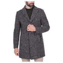 Bouclé Wollmantel