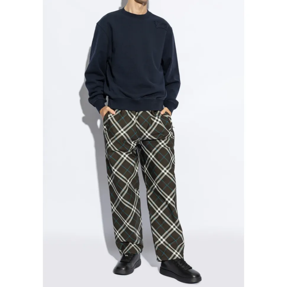 Box Logo Geprägte Schnür-Sneakers