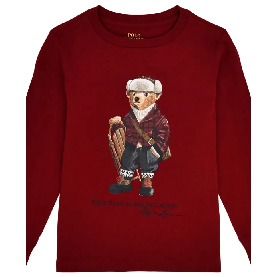 Bär Urlaub Rotes T-Shirt