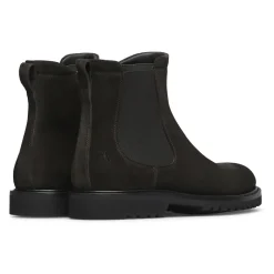 Braune Chelsea-Boots mit Vibram-Sohle