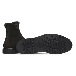 Braune Chelsea-Boots mit Vibram-Sohle