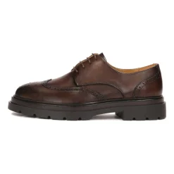 Braune Derby-Style BROGUES mit Lochmuster-Verzierung