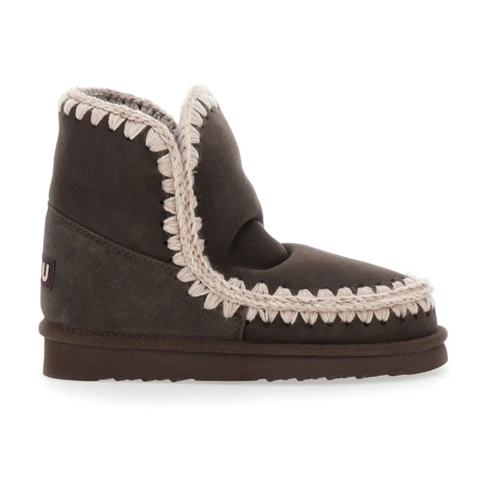 Braune Eskimo Winterstiefel